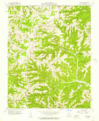 Download a high-resolution, GPS-compatible USGS topo map for Spokane, MO (1957 edition)