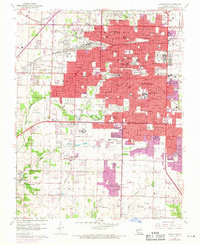 Download a high-resolution, GPS-compatible USGS topo map for Springfield, MO (1971 edition)