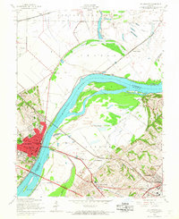 Download a high-resolution, GPS-compatible USGS topo map for St Charles, MO (1968 edition)