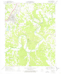 Download a high-resolution, GPS-compatible USGS topo map for St Clair, MO (1978 edition)