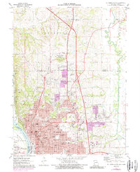 Download a high-resolution, GPS-compatible USGS topo map for St Joseph North, MO (1989 edition)