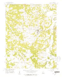 1956 Map of Stockton, MO, 1957 Print