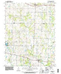 Download a high-resolution, GPS-compatible USGS topo map for Strasburg, MO (1996 edition)