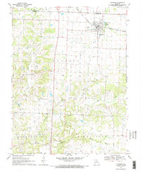 Download a high-resolution, GPS-compatible USGS topo map for Sturgeon, MO (1971 edition)