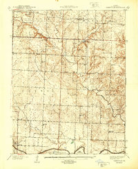 preview thumbnail of historical topo map of St. Clair County, MO in 1940