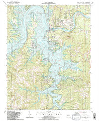 Download a high-resolution, GPS-compatible USGS topo map for Table Rock Dam, MO (1989 edition)