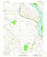 Download a high-resolution, GPS-compatible USGS topo map for Thebes SW, MO (1968 edition)
