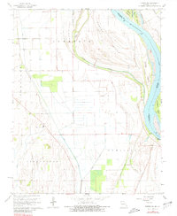 preview thumbnail of historical topo map of Scott County, MO in 1967