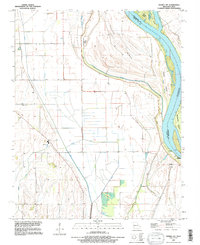 Download a high-resolution, GPS-compatible USGS topo map for Thebes SW, MO (1995 edition)