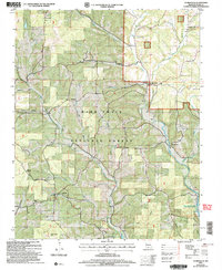 preview thumbnail of historical topo map of Ozark County, MO in 2004