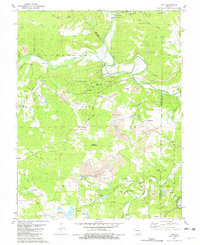 Download a high-resolution, GPS-compatible USGS topo map for Tiff, MO (1982 edition)