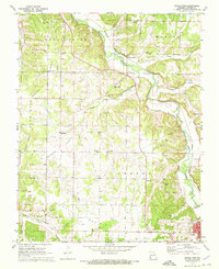Download a high-resolution, GPS-compatible USGS topo map for Tipton Ford, MO (1973 edition)