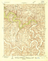 Download a high-resolution, GPS-compatible USGS topo map for Toronto, MO (1934 edition)