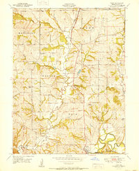 Download a high-resolution, GPS-compatible USGS topo map for Tracy, MO (1951 edition)