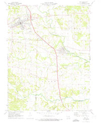 Download a high-resolution, GPS-compatible USGS topo map for Troy, MO (1973 edition)
