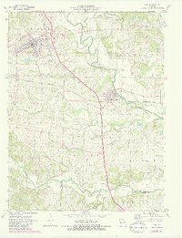 Download a high-resolution, GPS-compatible USGS topo map for Troy, MO (1982 edition)