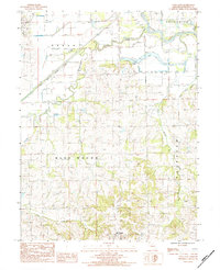 Download a high-resolution, GPS-compatible USGS topo map for Utica East, MO (1984 edition)