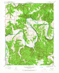 preview thumbnail of historical topo map of St. Clair County, MO in 1941
