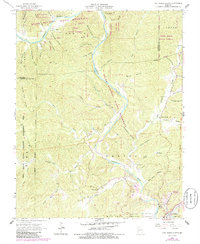 Download a high-resolution, GPS-compatible USGS topo map for Van Buren North, MO (1985 edition)