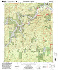 Download a high-resolution, GPS-compatible USGS topo map for Van Buren South, MO (1999 edition)