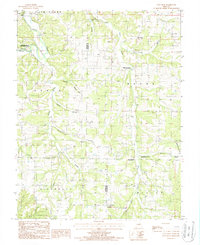 Download a high-resolution, GPS-compatible USGS topo map for Van Cleve, MO (1987 edition)