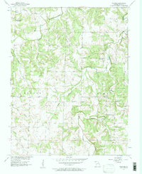 Download a high-resolution, GPS-compatible USGS topo map for Wagoner, MO (1957 edition)