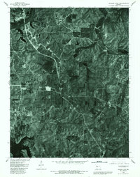 preview thumbnail of historical topo map of Benton County, MO in 1980