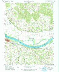 preview thumbnail of historical topo map of St. Charles County, MO in 1972