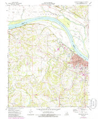 Download a high-resolution, GPS-compatible USGS topo map for Washington West, MO (1986 edition)