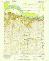 Download a high-resolution, GPS-compatible USGS topo map for Waverly, MO (1952 edition)