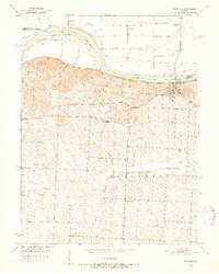 1951 Map of Waverly, 1952 Print