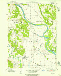 Download a high-resolution, GPS-compatible USGS topo map for Wayland, MO (1954 edition)