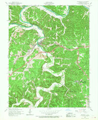 Download a high-resolution, GPS-compatible USGS topo map for Waynesville, MO (1968 edition)