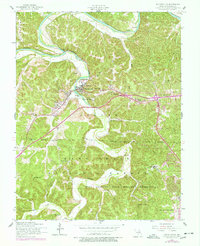 Download a high-resolution, GPS-compatible USGS topo map for Waynesville, MO (1977 edition)