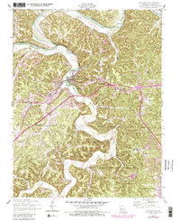 Download a high-resolution, GPS-compatible USGS topo map for Waynesville, MO (1985 edition)