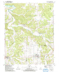 Download a high-resolution, GPS-compatible USGS topo map for Weaubleau, MO (1991 edition)