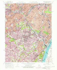 1954 Map of Webster Groves, 1975 Print