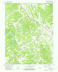 preview thumbnail of historical topo map of Weingarten, MO in 1980