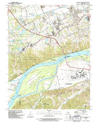 Download a high-resolution, GPS-compatible USGS topo map for Weldon Spring, MO (1995 edition)