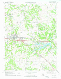 Download a high-resolution, GPS-compatible USGS topo map for Wentzville, MO (1973 edition)