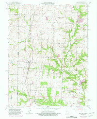 Download a high-resolution, GPS-compatible USGS topo map for West Line, MO (1982 edition)