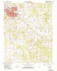 preview thumbnail of historical topo map of West Plains, MO in 1983