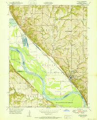 Download a high-resolution, GPS-compatible USGS topo map for Weston, MO (1951 edition)