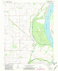 Download a high-resolution, GPS-compatible USGS topo map for Wickliffe SW, MO (1983 edition)