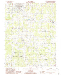 Download a high-resolution, GPS-compatible USGS topo map for Willow Springs South, MO (1986 edition)