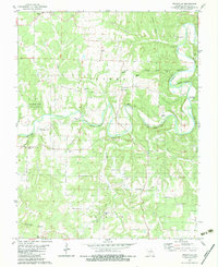 preview thumbnail of historical topo map of Dallas County, MO in 1982