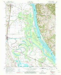 Download a high-resolution, GPS-compatible USGS topo map for Winfield, MO (1983 edition)