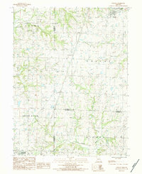 preview thumbnail of historical topo map of Winston, MO in 1984