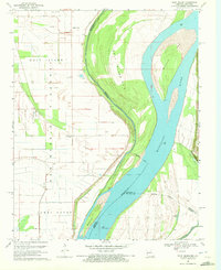 preview thumbnail of historical topo map of Mississippi County, MO in 1969