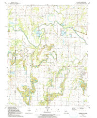 Download a high-resolution, GPS-compatible USGS topo map for Worland, MO (1991 edition)